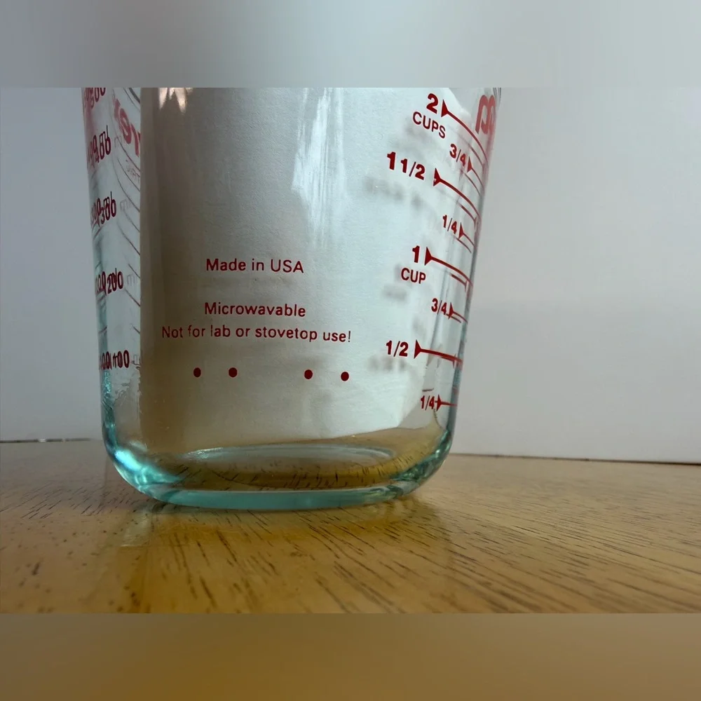Pyrex Prepware 2-Cup Glass Measuring Cup Made In The USA